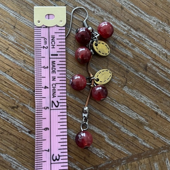 Earrings Coral - Picture 5 of 6